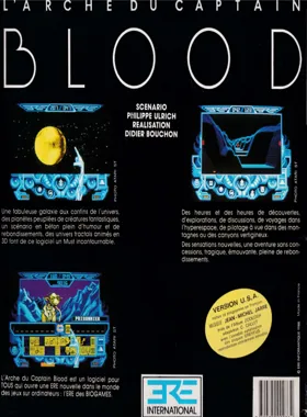 Captain Blood (1988) box cover back